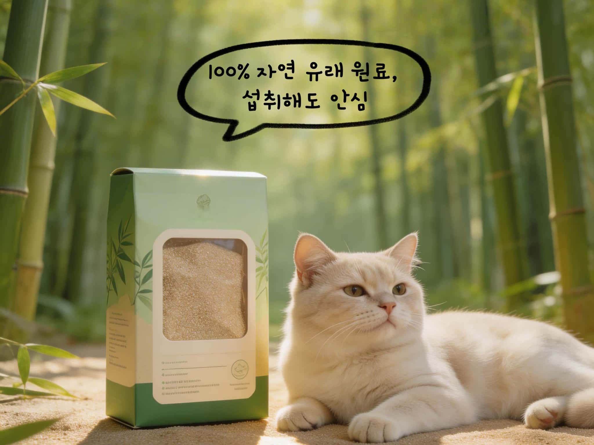 GILANCY 독점 개발 대나무 고양이 모래—자연에서 온 탈취력,집주인도 고양이도 안심