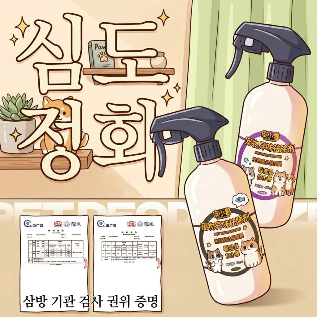 펫 탈취제 추천 – 생물효소와 녹차 폴리페놀의 이중 탈취 솔루션
