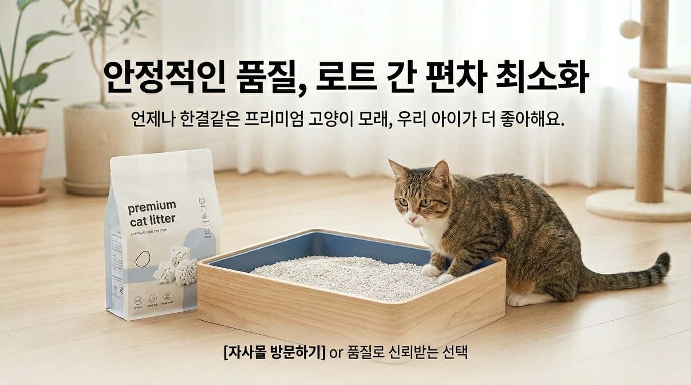 안정적인 품질, 로트 간 편차 최소화: 신뢰할 수 있는 고양이 모래 제조업체의 핵심 기준