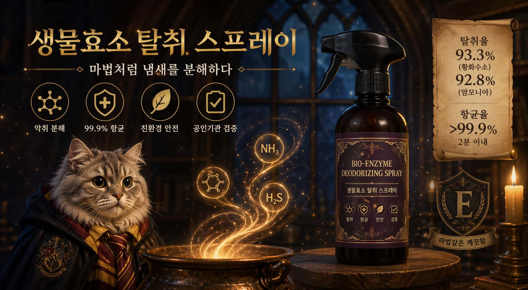 고양이 냄새 제거의 새로운 기준
