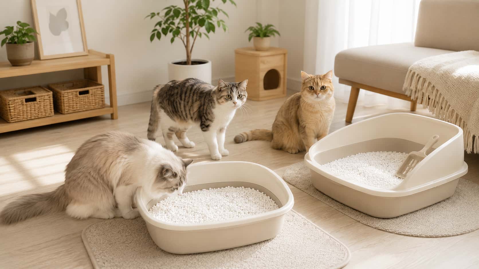 다묘가정이라면 꼭 알아야 할 고양이 화장실 관리법